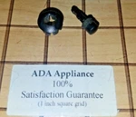 Thermador Range Control Button W Bezel Black 00486751, 1023546. Fixed Price $19.95.