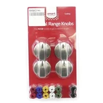 Electrolux KNOBKIT4S Univ. Set (4) - 1/2" Silver. Fixed Price $54.14.