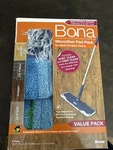 Bona Microfiber Cleaning Pads 3 Pack Value Set For Wood And Hard Surface Floors. Fixed Price $19.99.