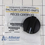Whirlpool Range Control Knob (black) WP3191328. Fixed Price $28.33.