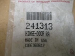 New Oem 241313 Fsp Whirlpool Hinge JMR1. Fixed Price $15.00.