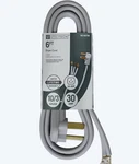 Prong Dryer Cord 10-30P Amp 10/3 Gauge 6 Ft Gray Indoor Mpn 0148708. Fixed Price $11.99.