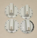316208111 X1, 316208100 X3 White Knob Set For Frigidaire Stove. Fixed Price $20.00.