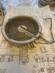 Ge Radiant Cooktop Element Center WB30T10067 191D2728G002. Fixed Price $120.00.