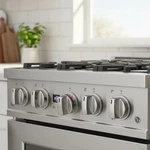Complete 5PCS Set Of Heavy-duty Lg Gas Range Knobs With Super Boil Feature. Fixed Price $71.89.