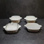 Corning Ware Spice Of Life Fridge Storage Range Micro Oven Set. Fixed Price $195.05.