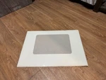 Oem Range Stove Oven Bisque Glass Door Assy WB56T10072. Fixed Price $99.00.