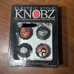 Melanie Rupert Electric Knobz Cat Mouse Stovetop Kitchen Decor Art. Fixed Price $20.00.