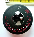 Thermador Oven Dial Thermal Blk P/n 00414820 14-39-292 W/spacer 00412693. Fixed Price $20.00.