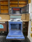 1970S Vintage Caloric Double Oven And Stove Set. Fixed Price $200.00.
