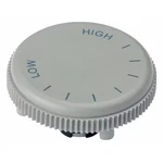 Broan-nutone S99360135 Knob For Wall Heater, In Dia, Polished Gray. Fixed Price $9.00.