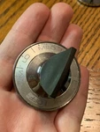 Vintage Genuine Stove Burner Range Black/silver Control Knob 262D611. Fixed Price $49.99.
