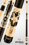 Viking Valhalla VA450 Pool Cue 58" 2PC Hard Rock Maple, Pro Taper, W/ Warranty. Fixed Price $185.00.