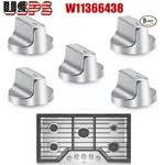 5PACKS New Genuine Oem For Whirlpool Oven Range Burner Knob W11366438. Fixed Price $25.84.