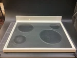 74008542--MAYTAG Range Cooktop White Used In Great Condition. Fixed Price $140.00.