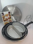 Quantum Fat Free Express Kit Stove Top Oven With Components And Recipe Guide. Fixed Price $26.08.