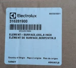 Electrolux Surface Element 8" Coil 1200W Electric Cooktop 316281900. Fixed Price $21.95.