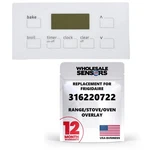 Frigidaire 316220722 Replacement Range/stove/oven Overlay 12 Month Warranty. Fixed Price $29.83.