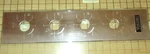 Viking VGSU1044BSS Range Control Panel & Insert PE010187, PE040223. Fixed Price $149.95.