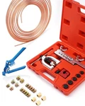 25 Ft 3/16" Copper Coated Brake Line Kit +tube Bender (includes Fittings A.... Fixed Price $55.76.