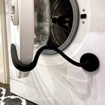 Spedtees Front Load Washer Door Prop, Magnetic Flexible Round, Black. Fixed Price $13.35.