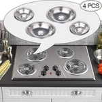 4 Pack Electric Stove Burner Drip Pan Bowl Set 6" & 8" Fits Most Ranges. Fixed Price $14.98.