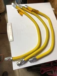 Dormont Gas Connector Hoses Lot Of Coated Stainless Steel Appliance 3/4" X 36. Fixed Price $24.99.