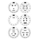 6 Stove Dials Sticker For Burner Cooktop Hob Cooker Oven Adhesive Knob Sy.... Fixed Price $7.39.
