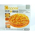 Copper Oven Air Fryer Baking Sheetnon-stick Circular Crisper Cooking Tray 2-PC. Fixed Price $28.50.