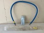 Dormont 1650BP60 1/2 In X 60" Gas Connector Blue Hose Super-safe. Fixed Price $125.00.
