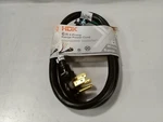 Hdx Ft. 6/4 50 Amp 4-PRONG Range Power Cord Black HD#575-052. Fixed Price $29.51.