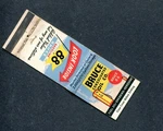 Quincy Il Bruce 88 Consolidated Oi Vintage Matchbook Cover- Gas Pump Shown. Fixed Price $9.99.
