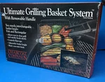 Ultimate Grilling Basket System W/ Removable Handle, #330-FR, Charcoal Companion. Fixed Price $29.95.