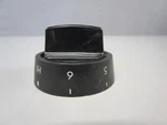 Tappan Range Burner Knob, Black 316102307 358T197P KIP1R15 Asmn. Fixed Price $24.95.