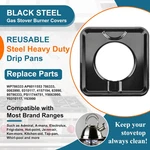 7.75" Square Drip Pan Heavy Duty Gas Burner Pack SGP-400 Range. Fixed Price $23.58.