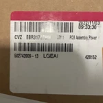 EBR31737806 Pcb Assembly,power Lg New. Fixed Price $128.00.