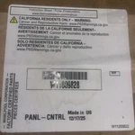 Whirlpool Control Panel W11809828 Silver Brushed Metal For Appliance. Fixed Price $225.00.