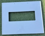 Brown Wall Oven Door Front White Panel Part # 7507-WF From Model WTM720 -fw. Fixed Price $69.00.