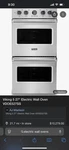 Viking Series VDOE527SS Electric Double Wall Oven 27" Stainless Steel. Fixed Price $3500.00.