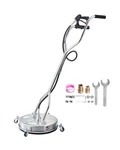 Vevor 18" Pressure Washer Surface Cleaner 4000PSI Stainless Steel W/ Dual Handle. Fixed Price $129.99.