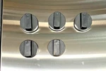 Used Oem Wolf Cooktop CG365PS Black Pieces Knob Set In Great Condition. Fixed Price $125.00.
