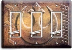 Star Wars Rebel Alliance Jedi Order Triple Gfi Light Switch Wall Plate Art Decor. Fixed Price $25.99.