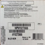 Whirlpool WPW10273666 Genuine Oem Wall Oven Cooling Fan. Fixed Price $25.00.