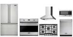 Viking Series Package 36" Refrigerator, Gas Cooktop, Oven, Microwave, Hood. Fixed Price $15104.00.