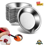 12PCS Stainless Steel Paint Mixing Bowls Color Trays For Oil Acrylic Diy Art. Fixed Price $10.99.