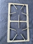 Jenn Air, Whirlpool Oem Stove, Range: Gas Burner Grate Gray WP7518P483-60. Fixed Price $29.95.