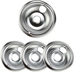 Electric Range Drip Pans Replacement Compatible With Or Hotpoint Stove, Chrom. Fixed Price $23.95.