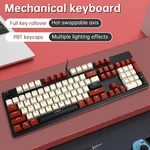 104KEY Wired Mechanical Linear Switch Gaming Keyboard Hot Swappable Customizable. Fixed Price $56.69.