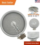 WB30T10045 Range 8" Radiant Surface Element Burner 2000W Replacement. Fixed Price $125.97.