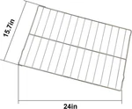 Oven Rack For Whirlpool Range 24X15.7 W10256908 Chrome Finish. Fixed Price $22.25.